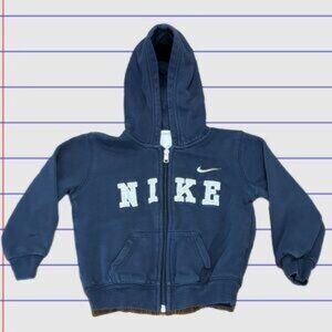 Nike Hooded Sweatshirt Kids Size 3T in Navy Blue